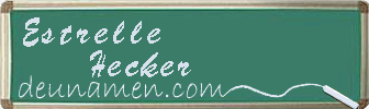 Estrelle Hecker Visitenkarte
